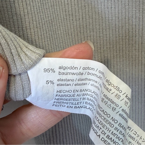 ZARA | Ribbed Puff Long Sleeve Shirt Crop Top - Picture 11 of 14